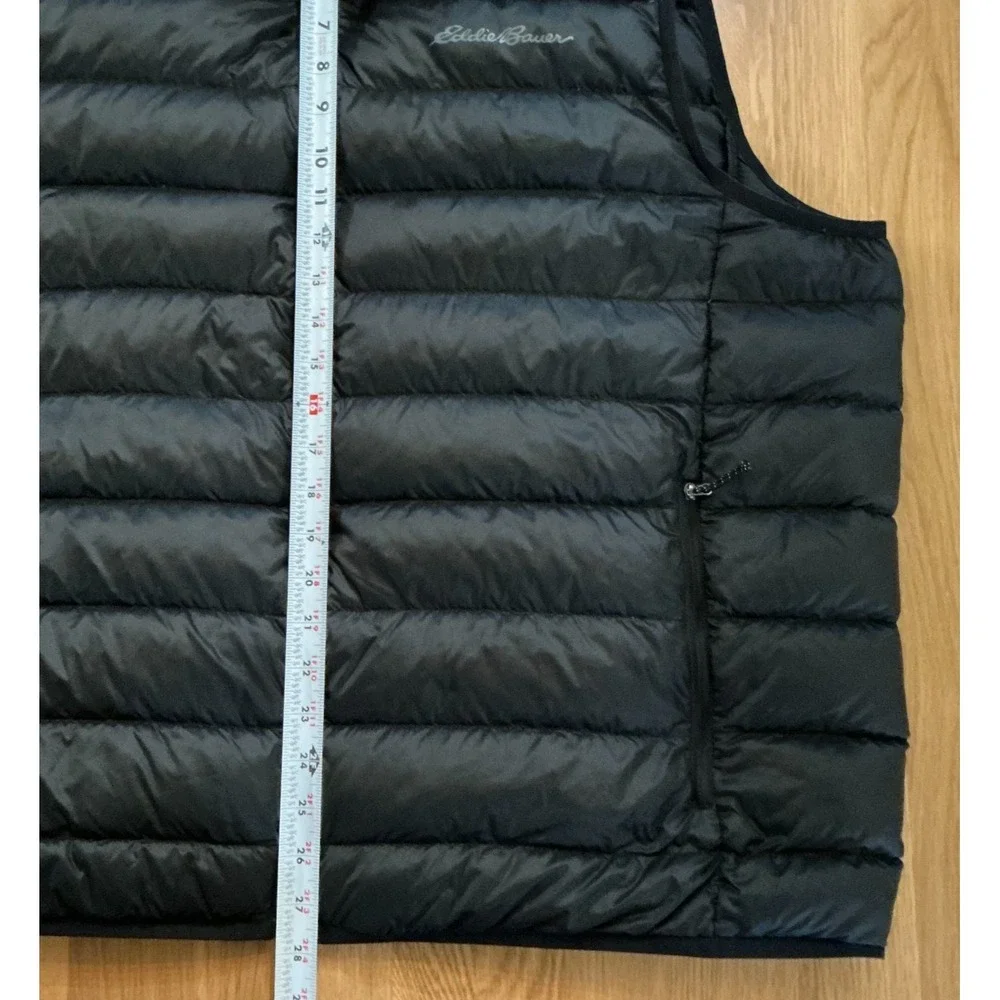 Eddie Bauer EB650 Down Puffer Vest 2XL‎ Black Gorpcore Minimalist Winter Layer